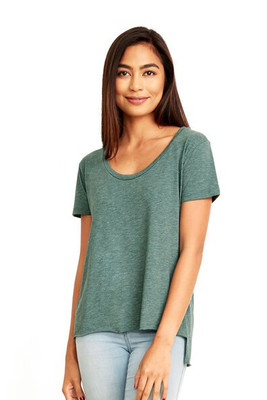 Next Level NL5030 - Remera de festival de cuello redondo para mujer