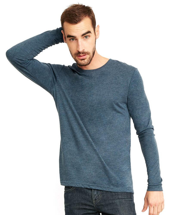 Next Level NL6071 - Men's Tri-Blend Long Sleeve Tee