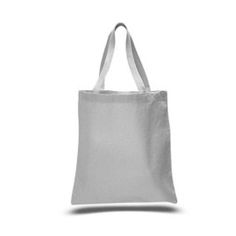 Q-Tees Q800 - Durable Canvas Tote with Reinforced Handles