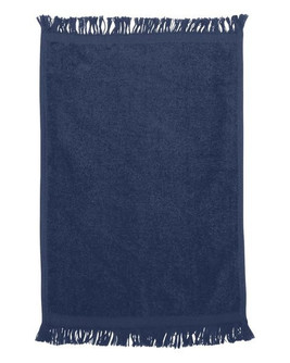 Q-Tees T100 - Fingertip Towel Fringed