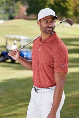 Puma Golf 596801 - Mens Icon Heather Polo