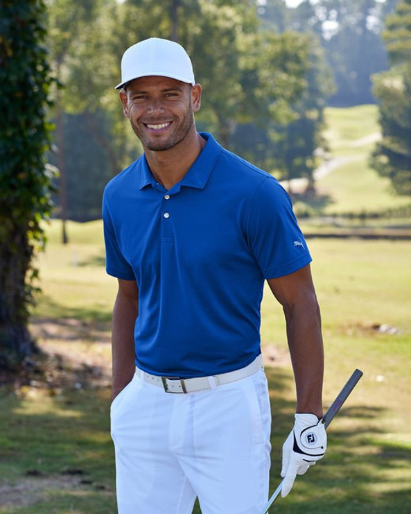 Puma Golf 596920 - Men's Performance Heather Polo with Moisture-Wicking