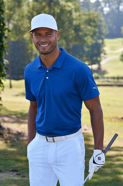 Puma Golf 596920 - Mens Performance Heather Polo with Moisture-Wicking