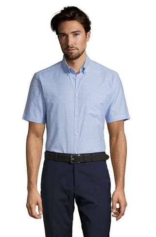 SOLS 02921 - Brisbane Fit Short Sleeve Oxford Men’S Shirt