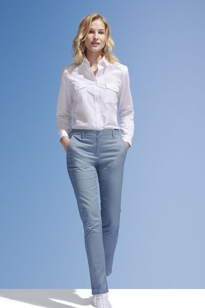 SOLS 02918 - Jared Women Women’S Satin Stretch Trousers