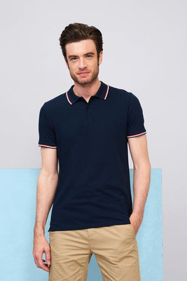 SOL'S 02949 - Eleganter Herren Polo mit Kontraststreifen