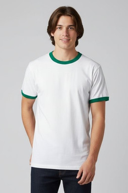 Augusta Sportswear 710 - Vintage Contrast Collar Ringer Tee