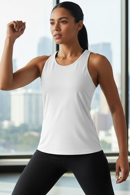 Augusta Sportswear 1202 - Ladies Poly/Spandex Solid Racerback Tank