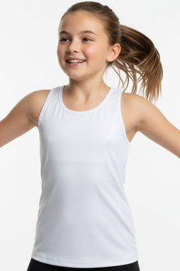 Augusta Sportswear 1203 - Girls Poly/Spandex Solid Racerback Tank