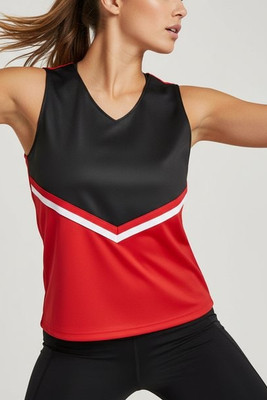 Augusta Sportswear 9111 - Women's V-Neck Contrast Panel Sports Top