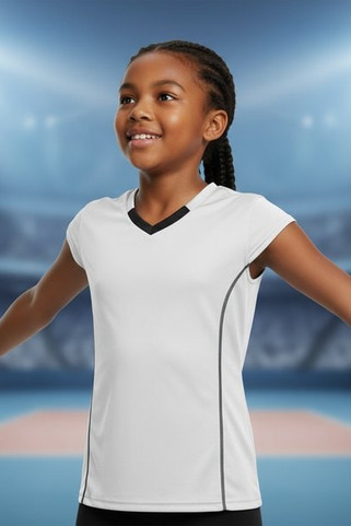 Augusta Sportswear 1219 - Camiseta Deportiva para Chicas con Costuras de Princesa