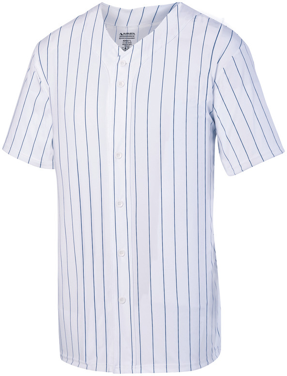 Augusta Sportswear 1685 - Pinstripe Full Button Baseball Jersey