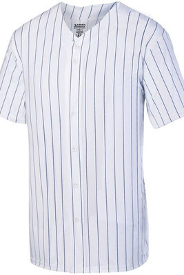 Augusta Sportswear 1686 - Youth Pinstripe Full Button Baseball Jersey