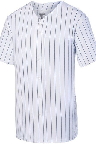 Augusta Sportswear 1686 - Youth Pinstripe Full Button Baseball Jersey