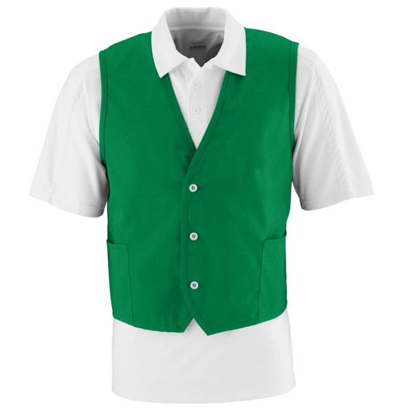 Augusta Sportswear 2145 - Classic Twill Button-Front Utility Vest