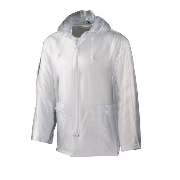 Augusta Sportswear 3160 - Unisex Clear PVC Rain Jacket with Detachable Hood