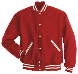 Holloway 224182 - Classic Wool and Leather Varsity Jacket