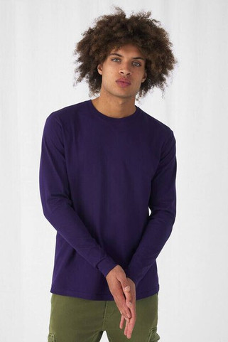 B&C BC07T - Tricou clasic pentru bărbați cu mânecă lungă și greutate mare