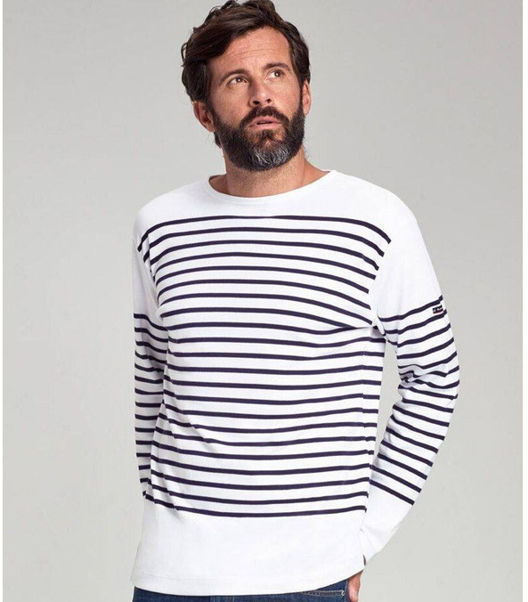 Armor lux AM1140 - Maglia a Righe Breton in Cotone Francese