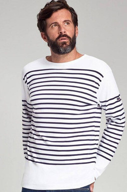 ARMOR LUX AM1140 - Chemise Rayée Bretonne Authentique pour Hommes