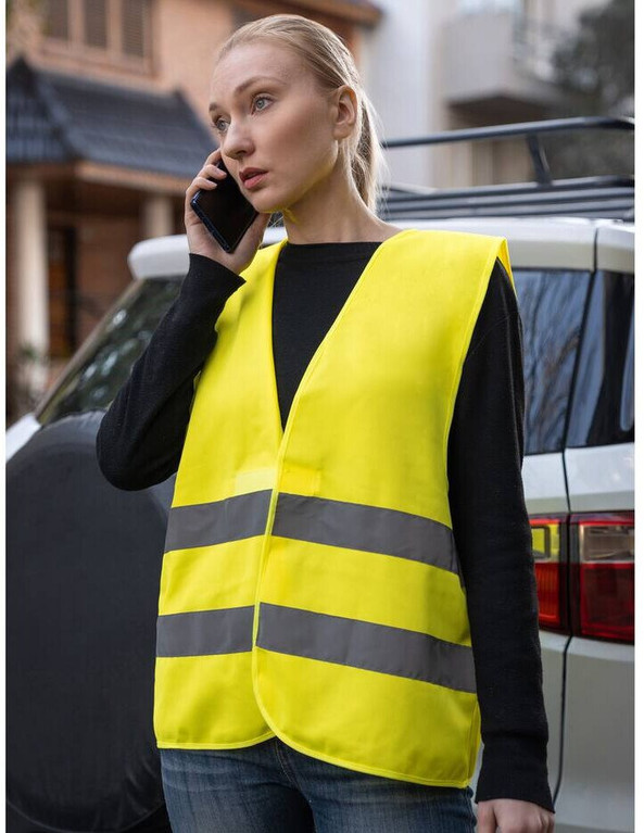 Korntex KX217 - High Visibility Safety Vest with Reflective Stripes