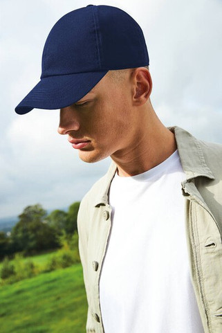 Beechfield BF054 - 6-panelowa czapka z bawełny organicznej