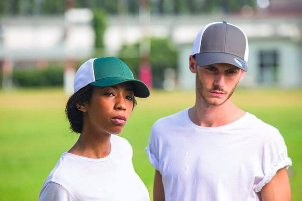 Atlantis AT147 - Versatile Mid-Visor 6-Panel Cap with Velcro Closure