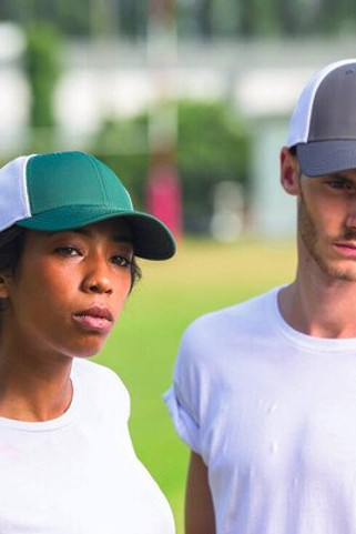 Atlantis AT147 - Versatile Mid-Visor 6-Panel Cap with Velcro Closure