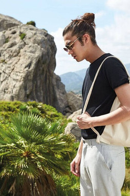Westford mill WM260 - Bolsa de ginástica premium de algodão orgânico