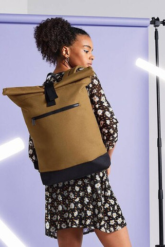 Bag Base BG855 - Stijlvolle Roll-Top Rugzak voor Dagelijks Gebruik