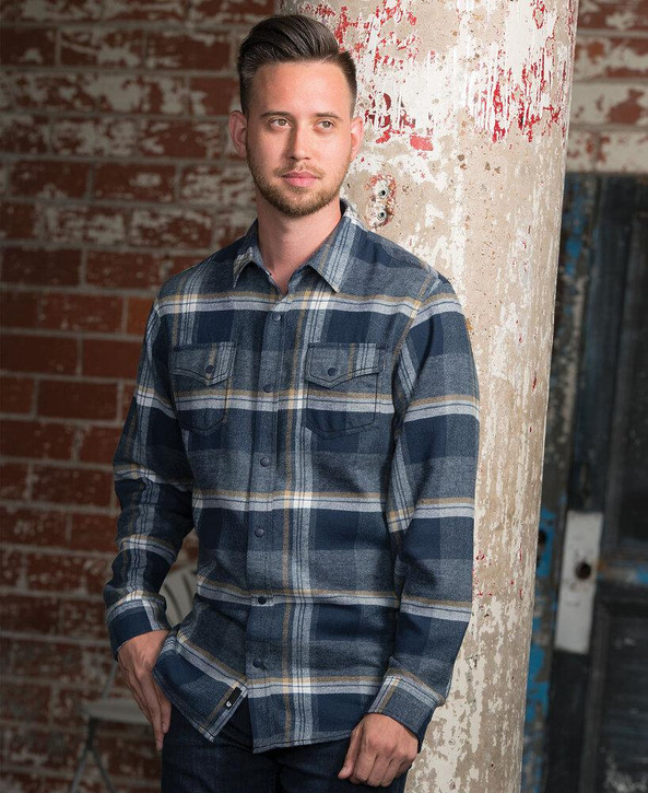 Burnside BN8219 - Adult Snap Flannel Shirt