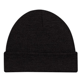 AJM 0530M - Acrylic Cuff Toque, Rib knit