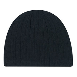 AJM 1U113M - Acrylic / Polyester Micro Fleece Board Toque, Cable rib knit