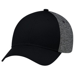 AJM 5K867M - Polycoton / Polyester Marl 6 Panel Constructed Full-Fit