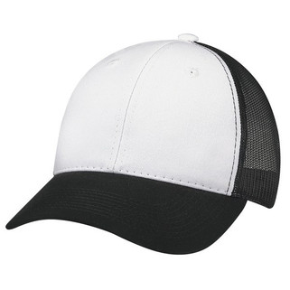 AJM 6H641M - Chino Twill Deluxe lavé à lenzyme / Construction en maille de polyester souple (dos en maille)