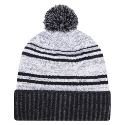 AJM 9G087M - Acrylic / Polyester Micro Fleece, Toque à poignet (Pom Pom 8cm)
