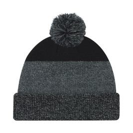 AJM 9T066M - Toque en acrylique (Pom Pom 8cm)