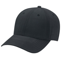 AJM AC0006 - Polyester Plaid & Spandex 6 Panel Constructed Contour (A-Class, A-Flex)