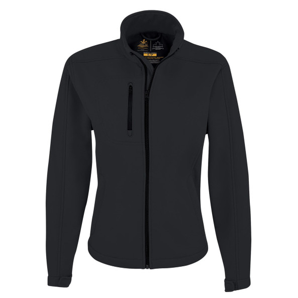 AJM JF2200 - Women's Performance Seasonal Softshell Jackets :: 94% Polyester / 6% Spandex, 3-Layer Bonded Softshell