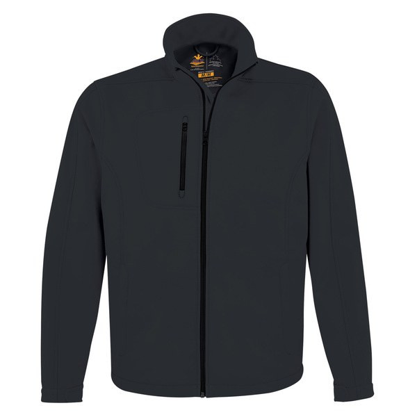 AJM JM1200 - Men's Performance Seasonal Softshell Jackets :: 94% Polyester / 6% Spandex, 3-Layer Bonded Softshell