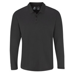 AJM PM1901 - Mens Performance Long Sleeve Polos
