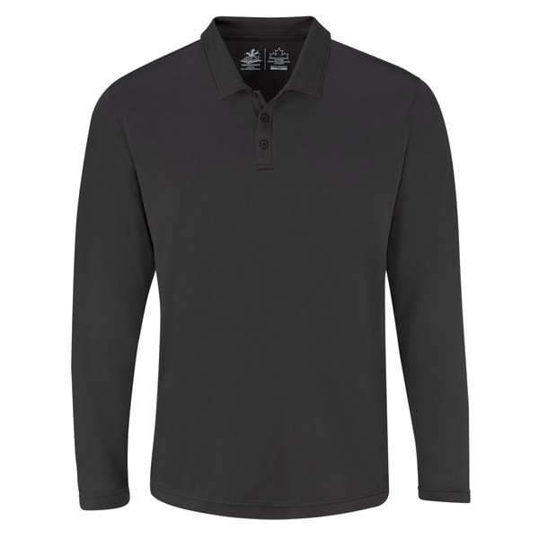 AJM PM1901 - Men's Performance Long Sleeve Polos
