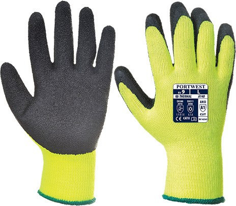 Portwest A140 - Heavy Duty Thermal Grip Work Gloves