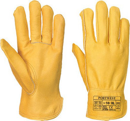 Portwest A271 - Guantes de Conductor Acolchados y Cómodos