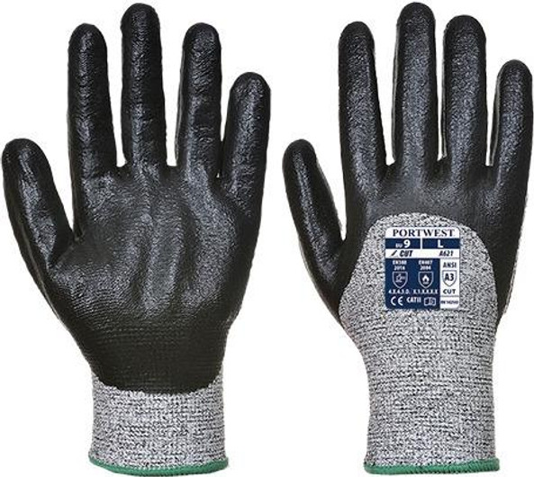 Portwest A621 - Cut Nitrile Foam Glove