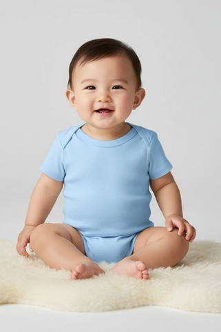 Roly BD7200 - HONEY Short-sleeve single jersey bodysuit