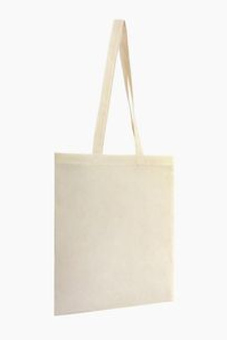 HILL Tote bag made of cotton fabric in natural colour - EgotierPro BO7601