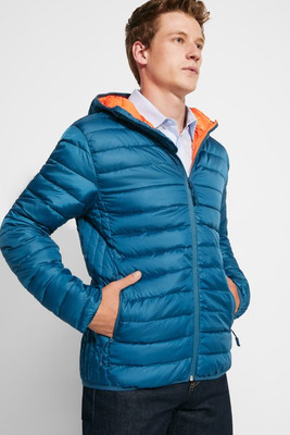 Roly RA5090 - NORWAY Men's feather touch quilted jacket with fitted hood