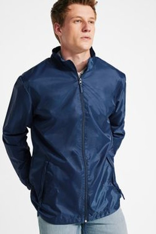 Roly CB5200 - ISLAND Regenjacke mit Stehkragen und herausnehmbarer Kapuze mit verstellbarem Kordelzug