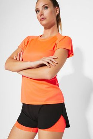 Roly PC6655 - LANUS Womens sports shorts with contrasting inner short leggings